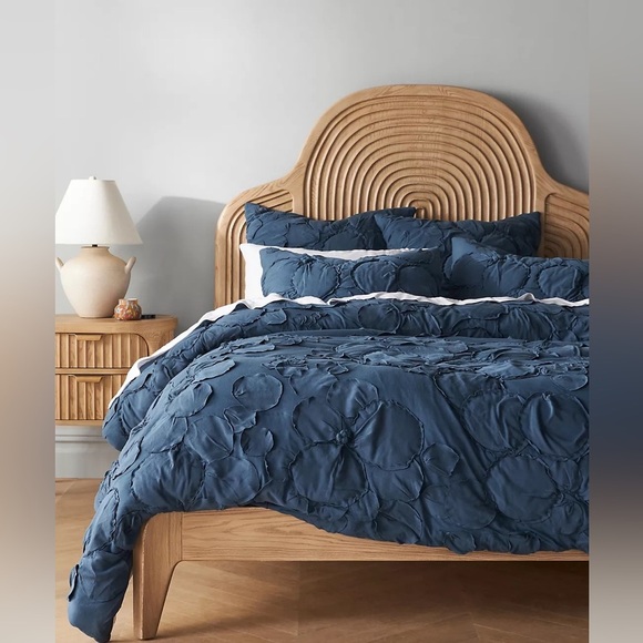 Anthropologie Alyssa Jersey Quilt Navy Size Twin NWT - Picture 1 of 13